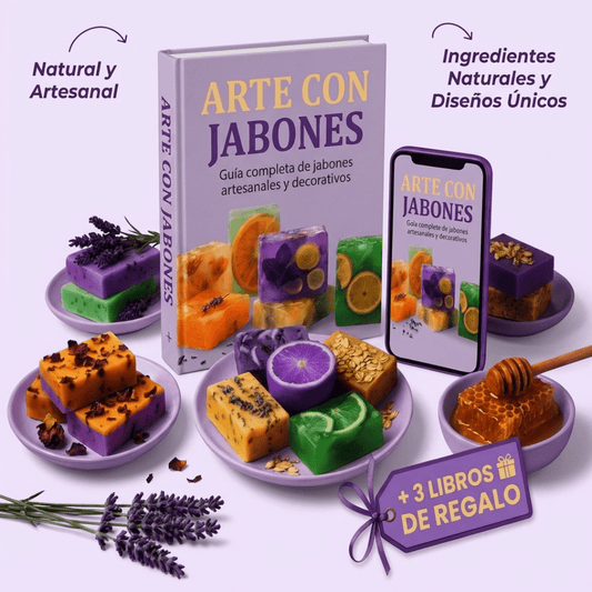 Arte con Jabones Artesanales de Glicerina + 3 bonos de regalo - Arte con Jabones